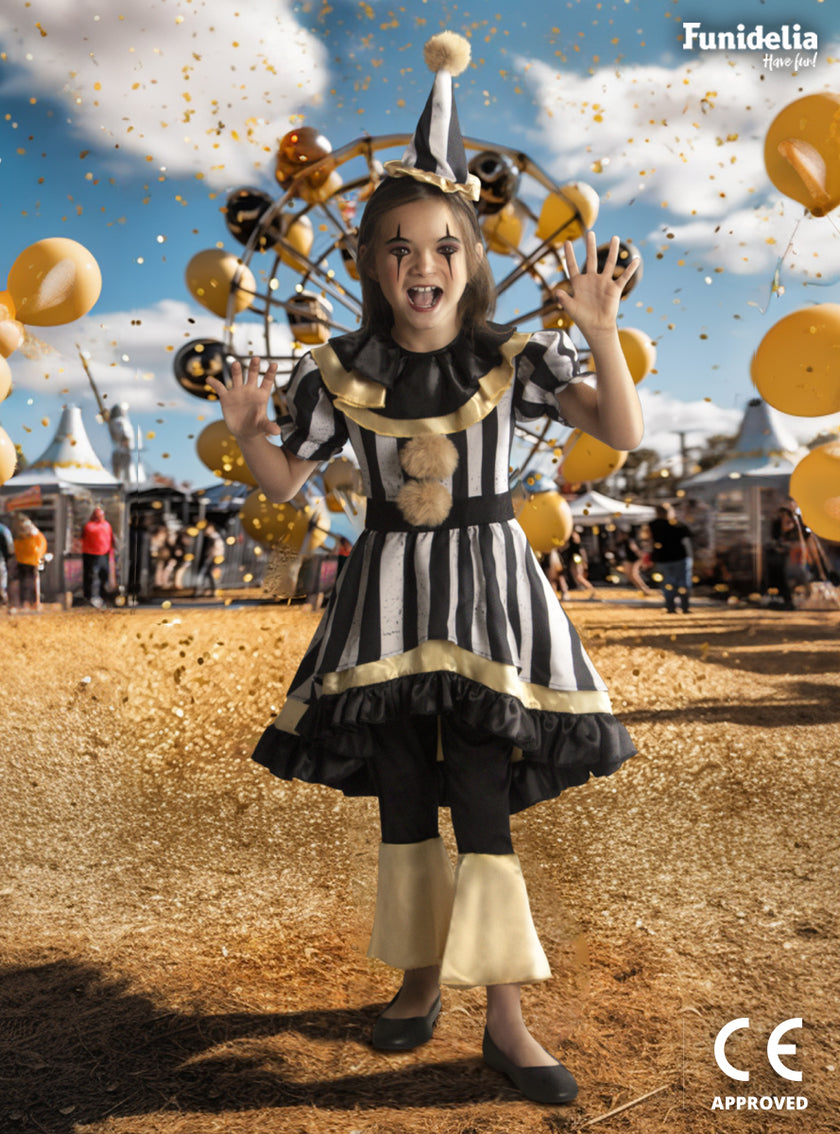 Déguisement clown tueur Deluxe fille