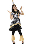 Déguisement clown tueur Deluxe femme grande taille