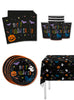 Kit décoration fête de Halloween citrouille 8 personnes - Happy Halloween