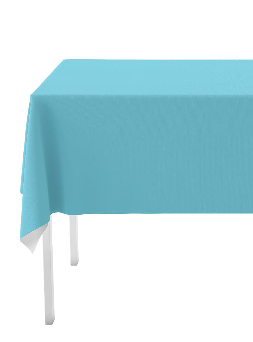 Kit décoration fête bleu ciel 8 personnes - Gamme couleur unie