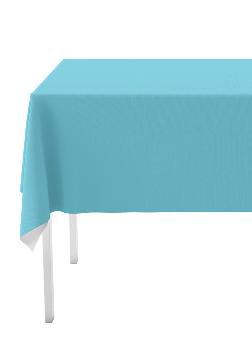 Kit décoration fête bleu ciel 8 personnes - Gamme couleur unie