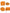 Kit décoration fête orange 8 personnes - Gamme couleur unie