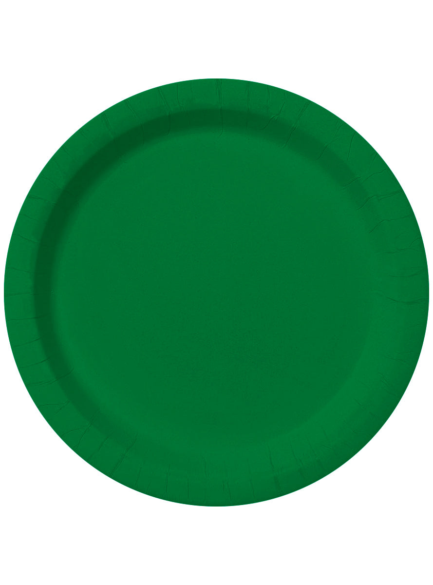 Kit décoration fête vert 8 personnes - Gamme couleur unie