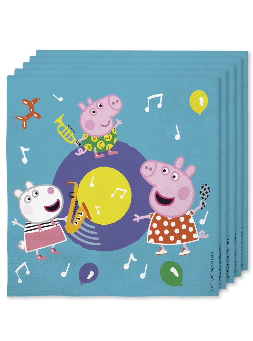 Kit décoration anniversaire Peppa pig 8 personnes