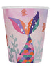 Kit décoration anniversaire sirènes Premium 8 personnes - Beautiful mermaid