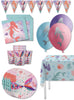 Kit décoration anniversaire sirènes Premium 8 personnes - Beautiful mermaid