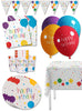 Kit décoration anniversaire Premium 8 personnes - Happy Birthday