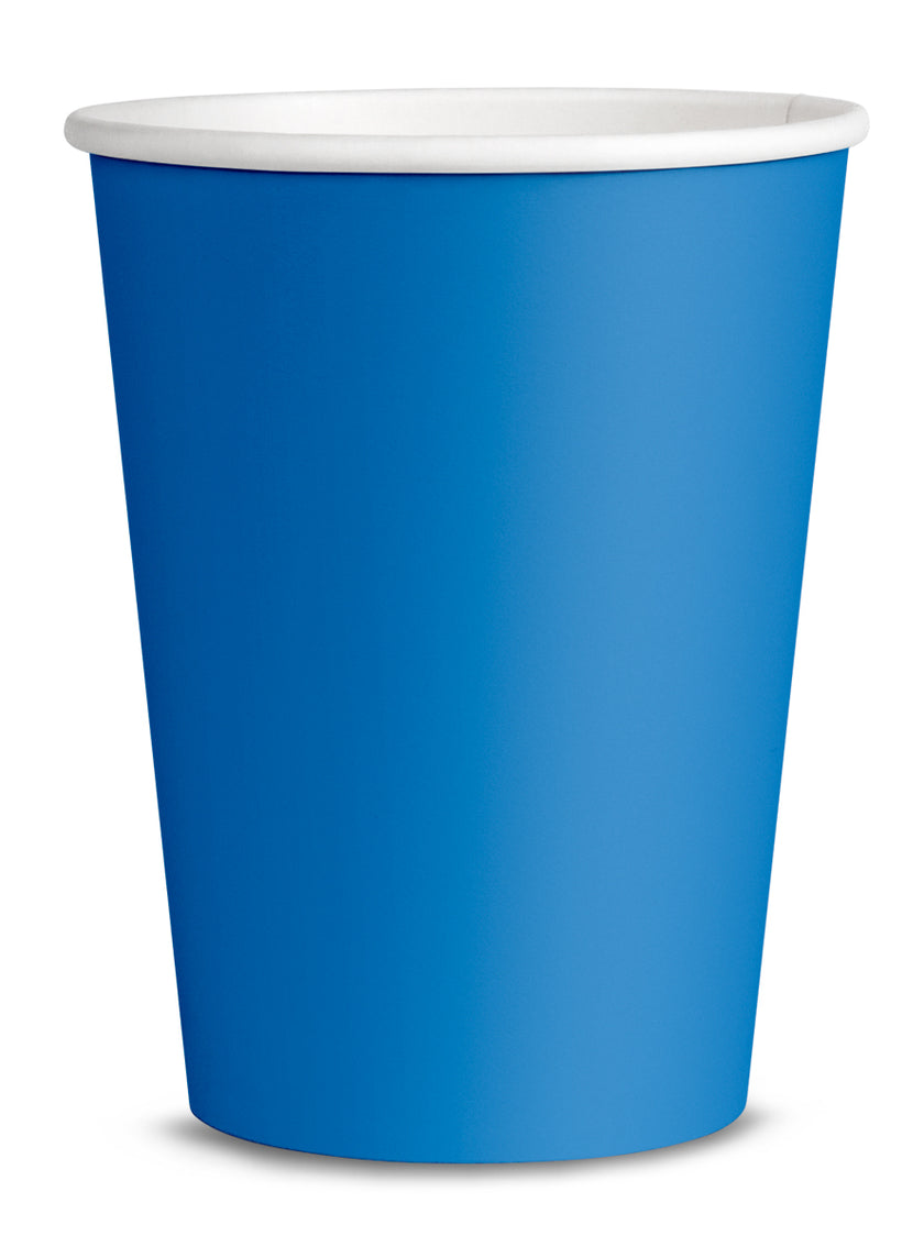 Kit décoration fête bleu foncé Premium 8 personnes - Gamme couleur unie