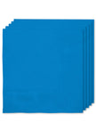 Kit décoration fête bleu foncé Premium 8 personnes - Gamme couleur unie