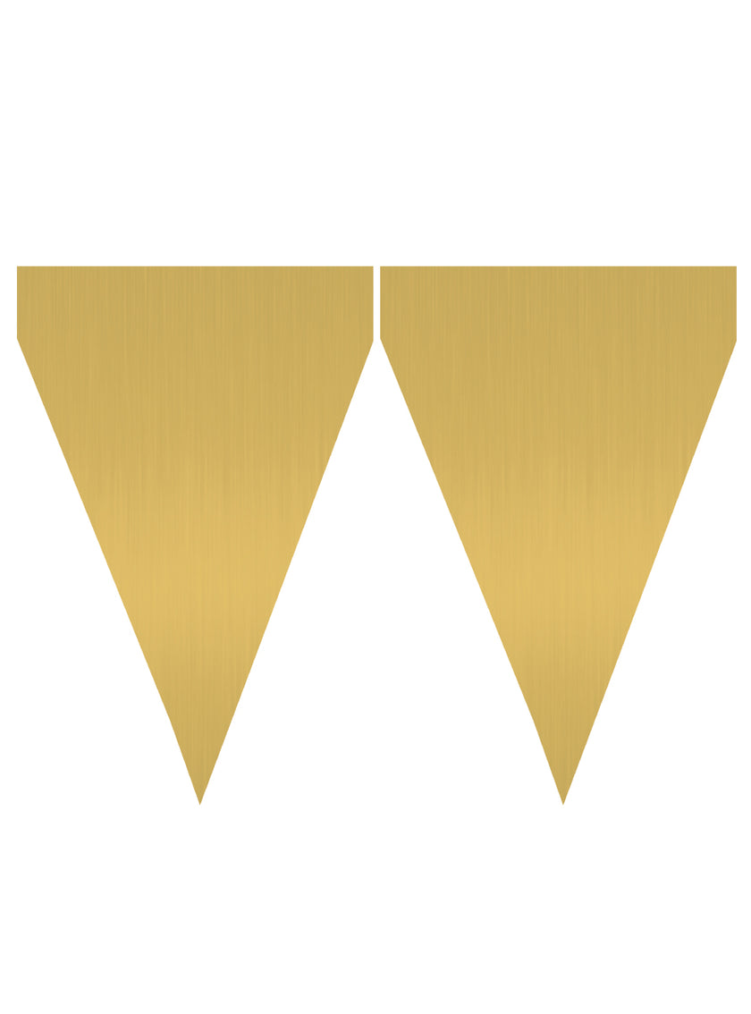 Kit décoration fête doré Premium 8 personnes - Gamme couleur unie