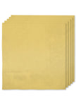 Kit décoration fête doré Premium 8 personnes - Gamme couleur unie