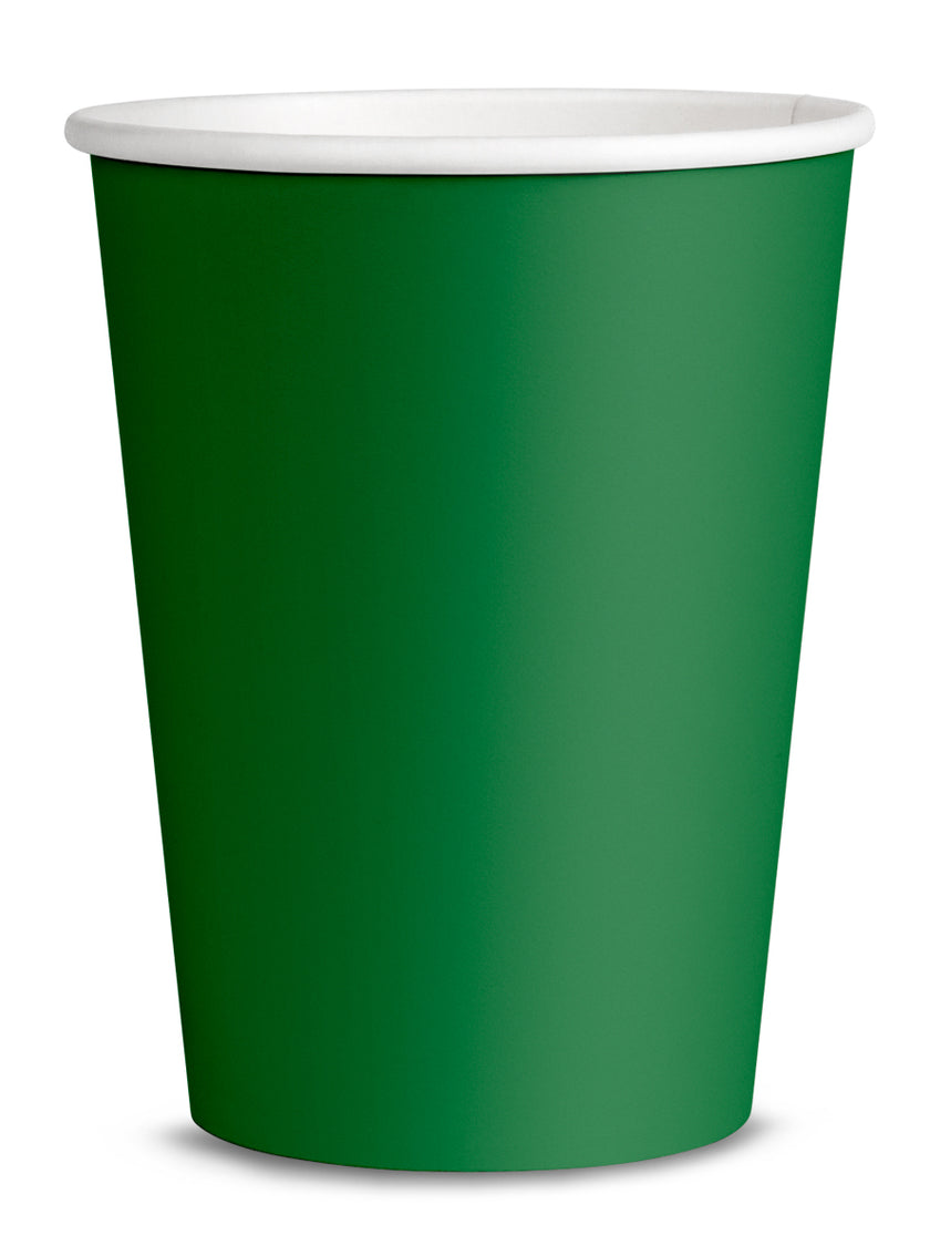 Kit décoration fête vert Premium 8 personnes - Gamme couleur unie