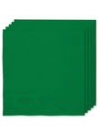 Kit décoration fête vert Premium 8 personnes - Gamme couleur unie
