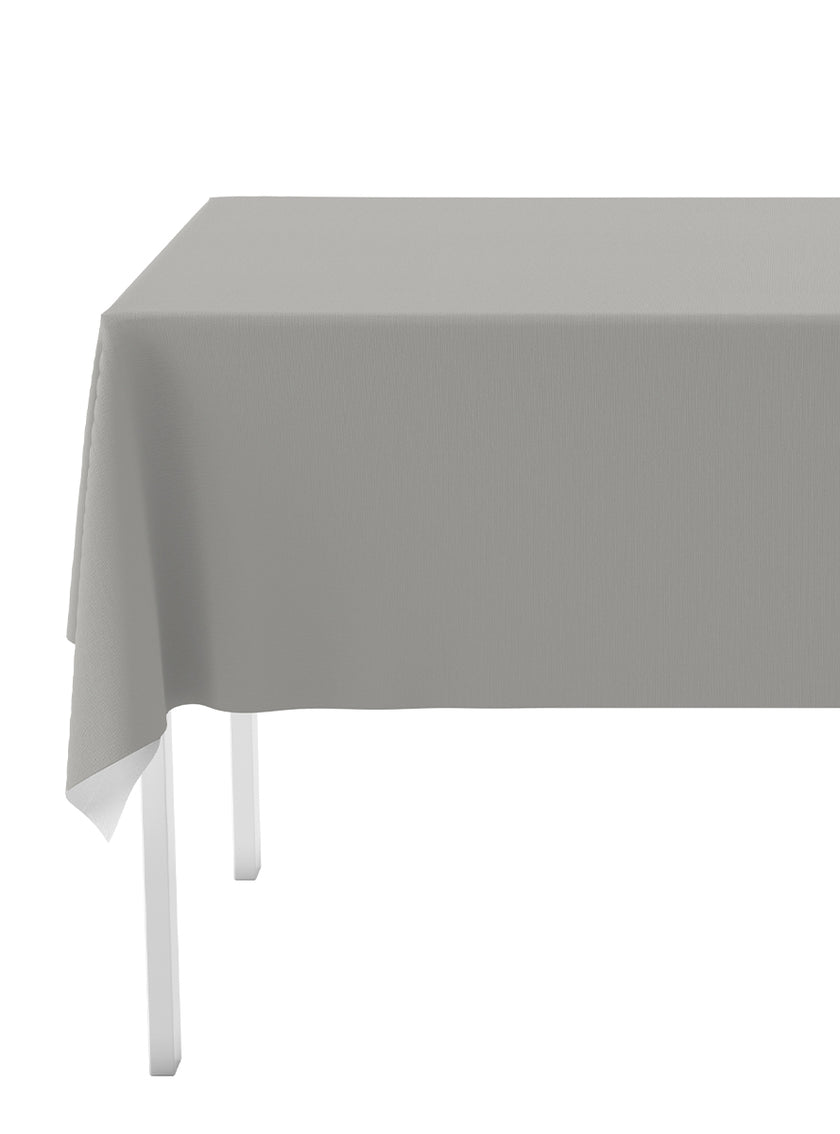 Kit décoration fête argenté Premium 8 personnes - Gamme couleur unie