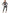 Déguisement squelette silhouette femme