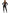 Déguisement squelette silhouette femme