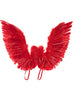 Ailes en plumes rouges