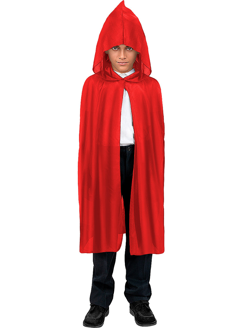 Cape de diable rouge enfant