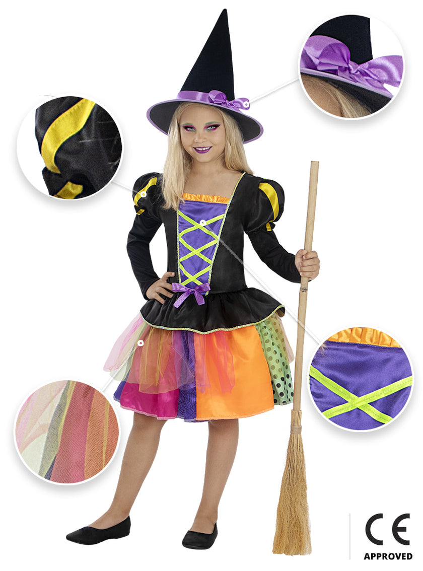 Déguisement sorcière magique fille