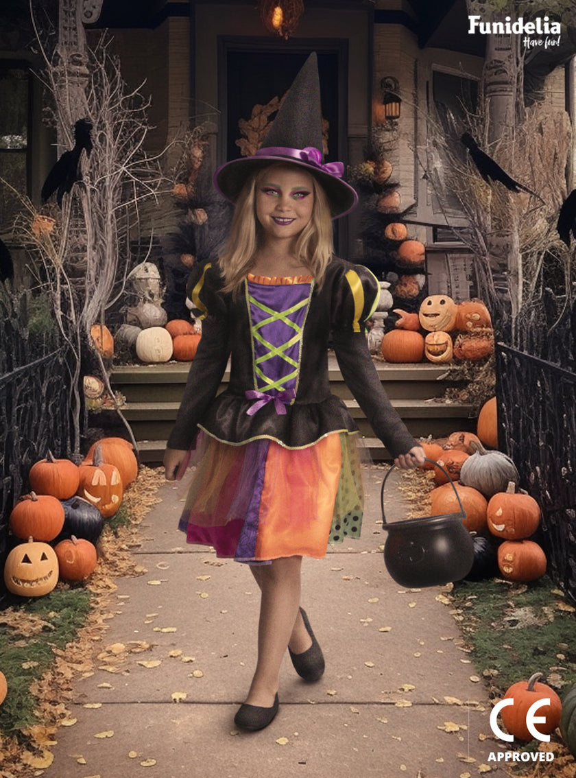 Déguisement sorcière magique fille