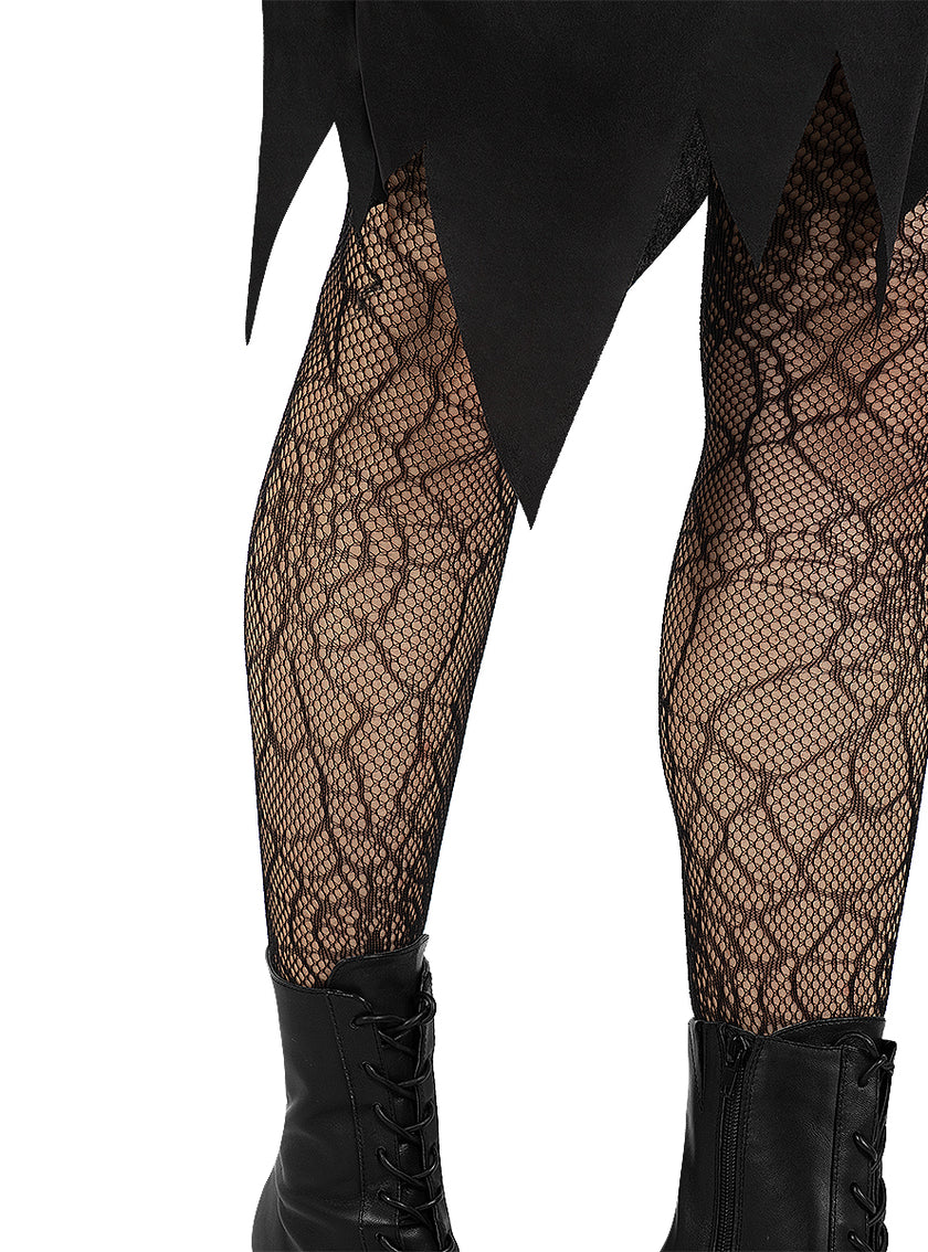 Collants toile d'araignée femme