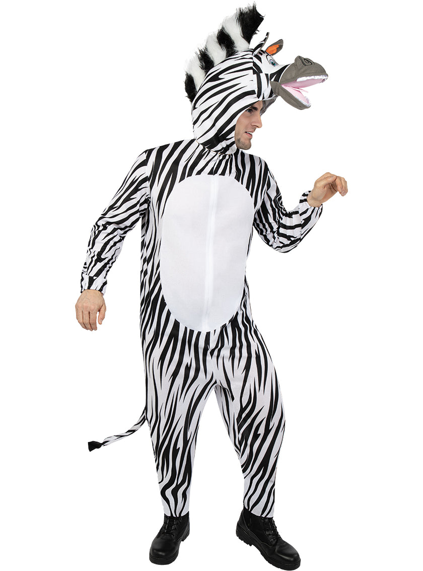 Déguisement Madagascar Marty le zèbre adulte