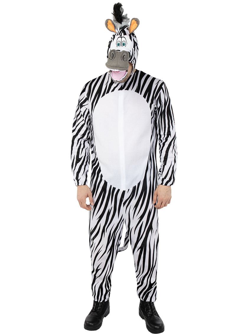 Déguisement Madagascar Marty le zèbre adulte
