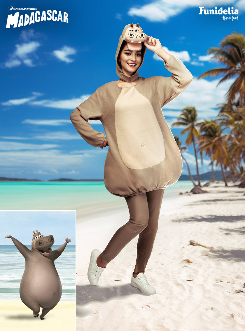 Déguisement Madagascar Gloria l'hippopotame adulte