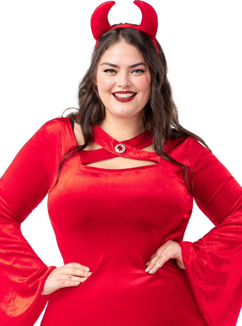 Déguisement prêtresse diabolique femme grande taille