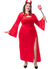 Déguisement prêtresse diabolique femme grande taille