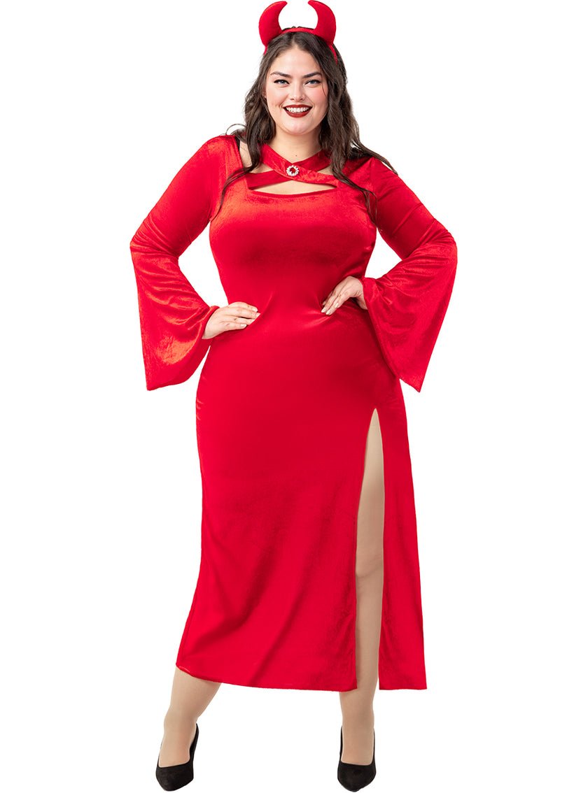 Déguisement prêtresse diabolique femme grande taille