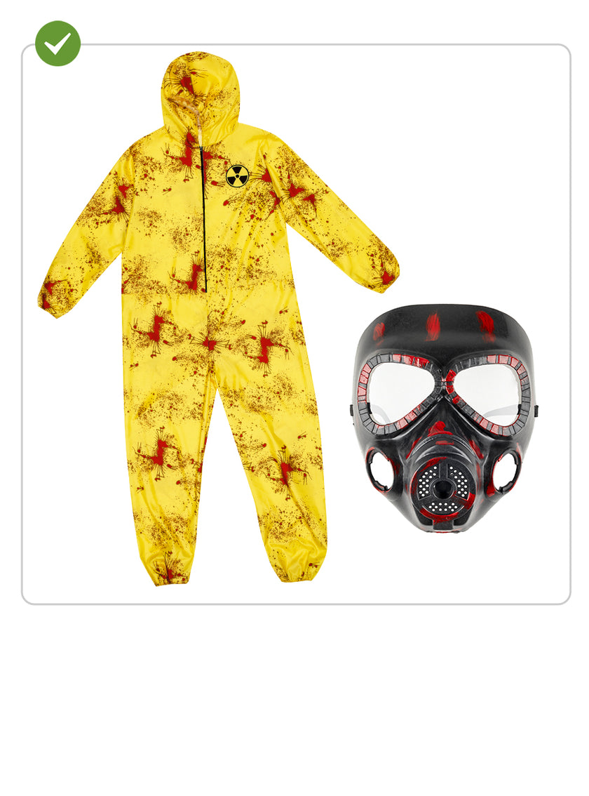 Déguisement zombie nucléaire homme