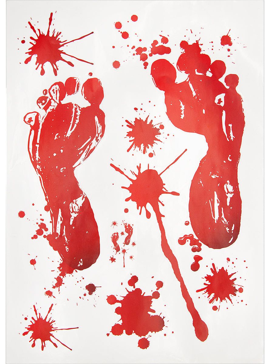 Autocollants décoratifs sang Halloween