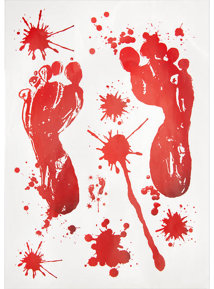 Autocollants décoratifs sang Halloween