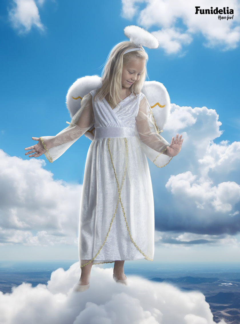 Déguisement ange deluxe fille