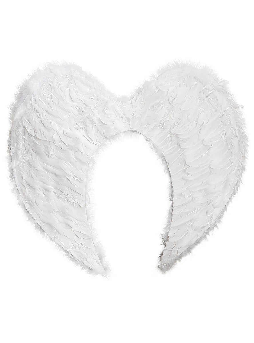 Ailes d'ange blanches et dorées