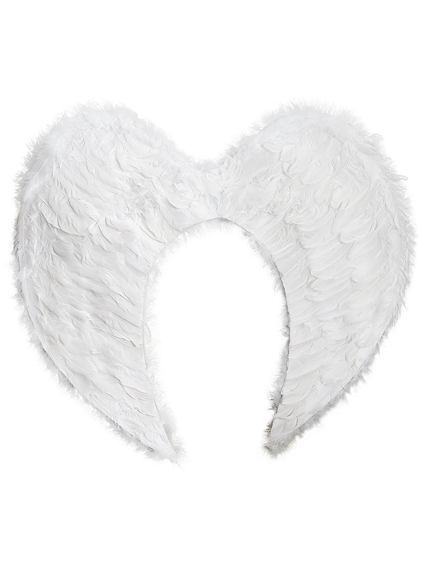 Ailes d'ange blanches et dorées