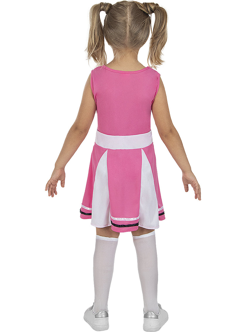 Déguisement pompon girl rose fille