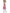 Déguisement pompon girl rose fille