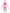 Déguisement pompon girl rose femme