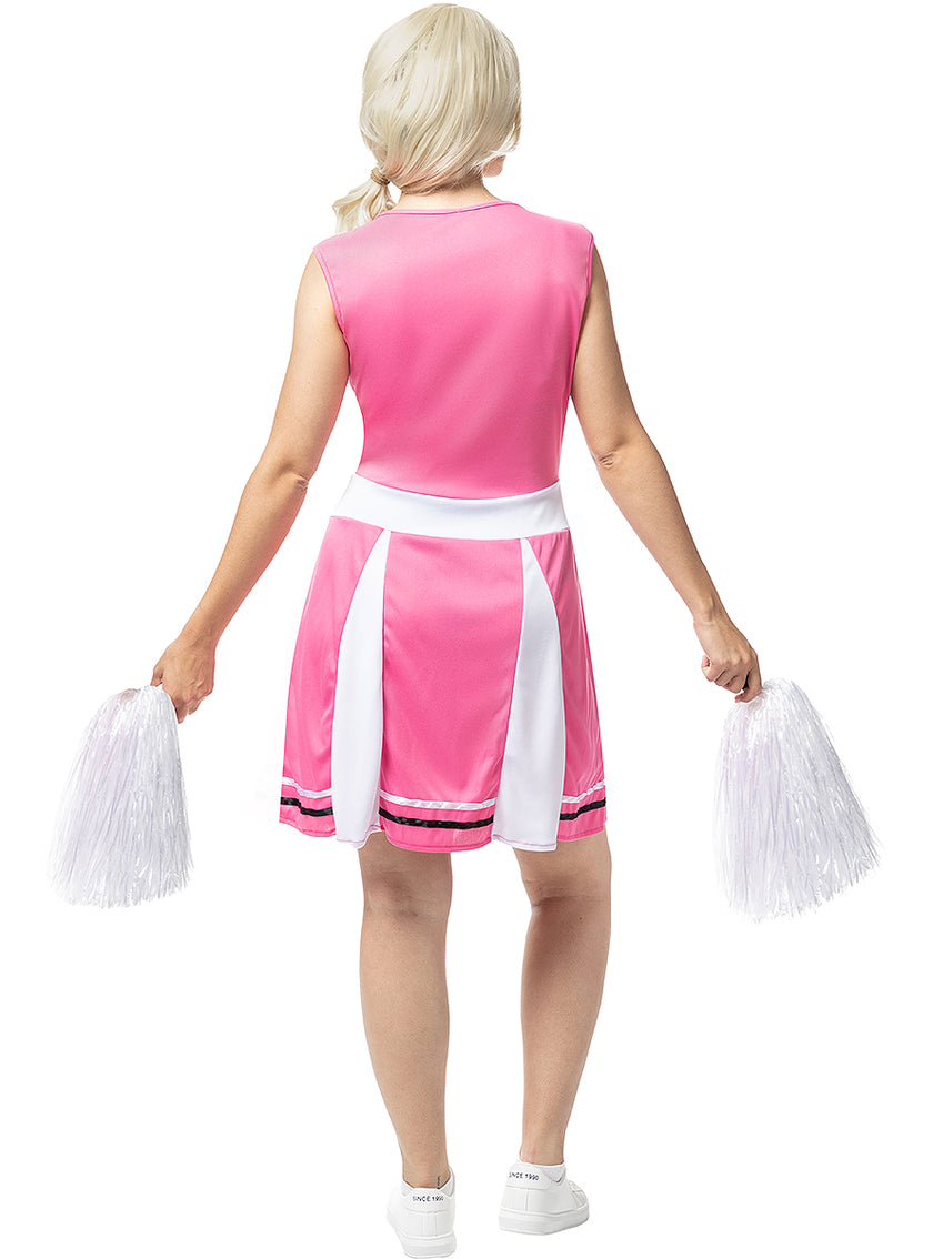 Déguisement pompon girl rose femme