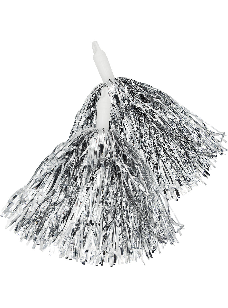 Pompons argentés