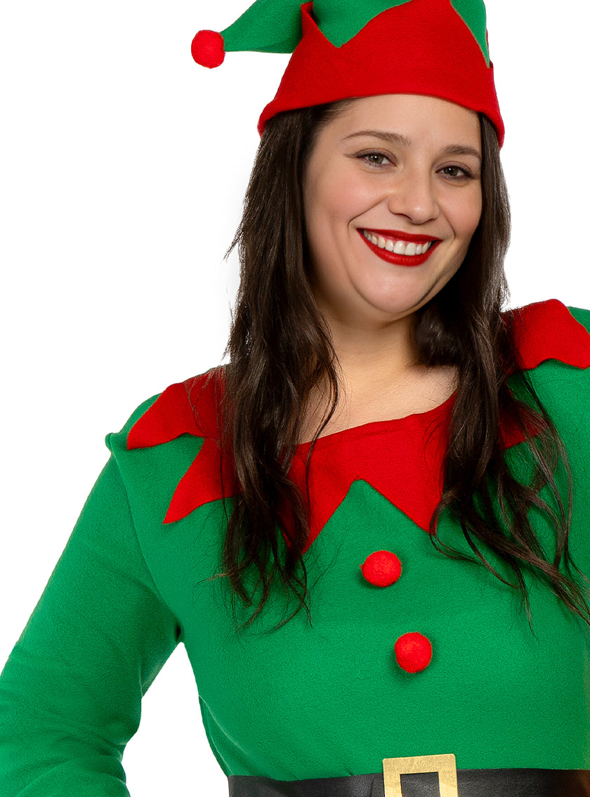 Déguisement lutin de noël femme grande taille