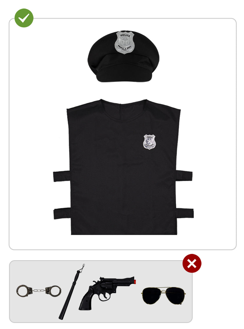 Kit déguisement policier