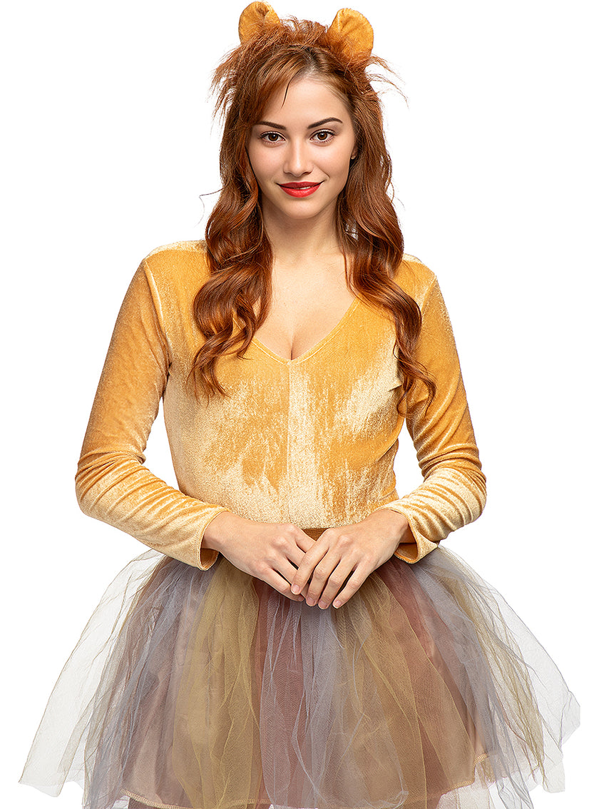 Déguisement lionne femme