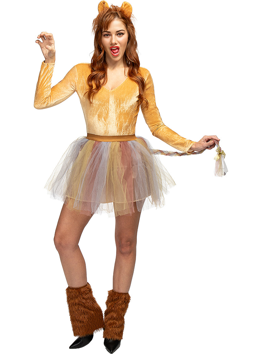 Déguisement lionne femme