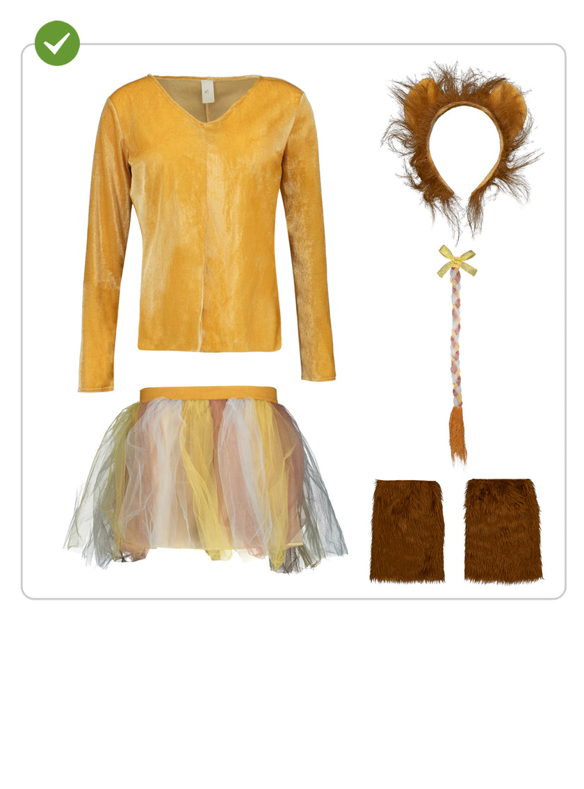 Déguisement lionne femme