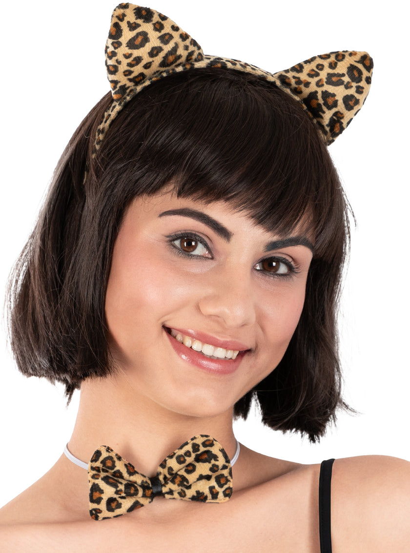 Set accessoires léopard