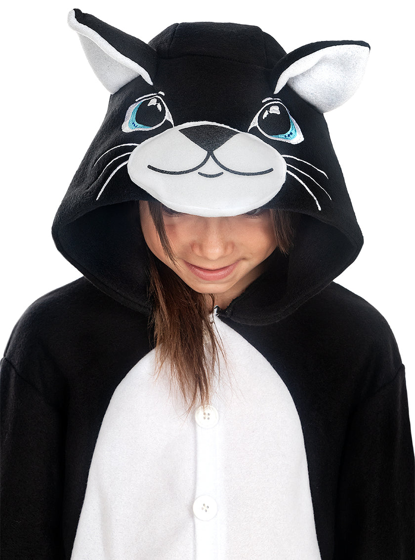 Déguisement chat onesie enfant