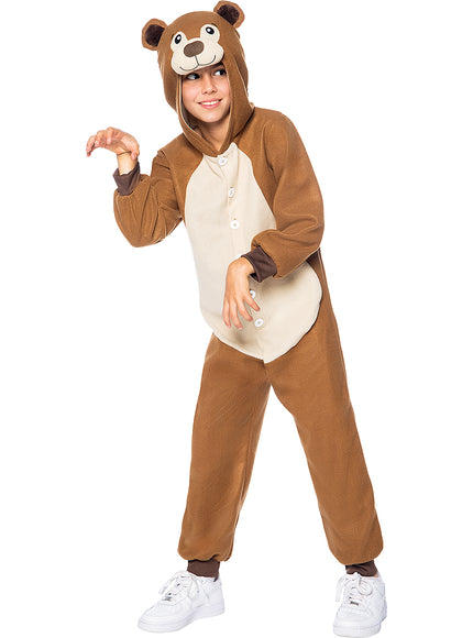 Déguisement ours onesie enfant